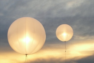Leuchtballon Lichttechnik Filmlicht